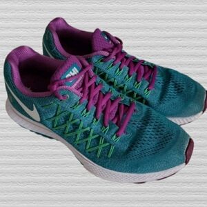 Nike Air Zoom Pegasus 32 815791-315 Blue Purple Chicago Marathon Women's shoes